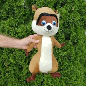 Vintage Dreamworks Over the Hedge Plush Toy - Brown and White